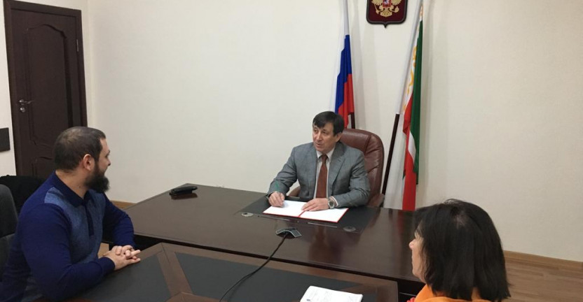 22 ноября 2019 года руководителем Территориального органа Федеральной службы государственной статистики по Чеченской Республике Дигаевым Р.Д. проведен личный прием граждан
